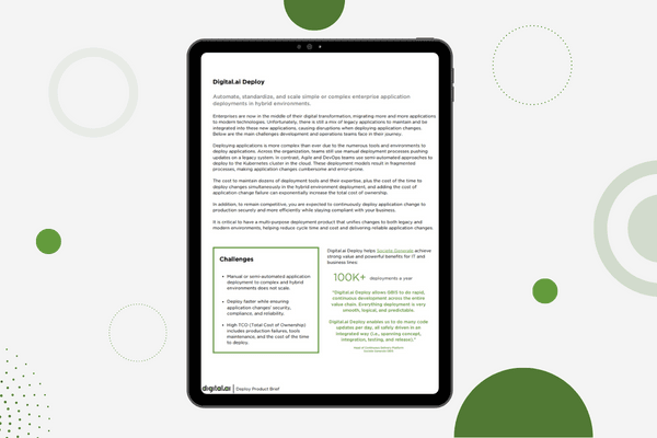 Digital.ai Deploy Product Brief